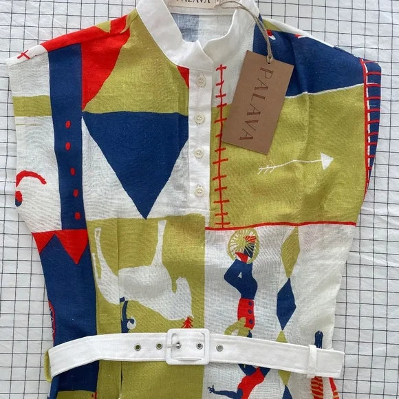 NWT ~ Palava Print Dress ~ 6 - Picture 3 of 11